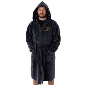 Yellowstone Mens Dutton Ranch  Robe / Navy Blue